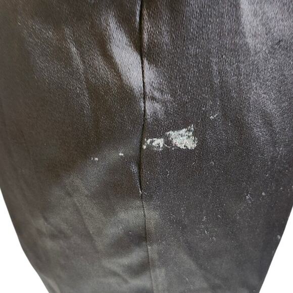 Zum Zum Black midi long sleeve wrap dress sz 7-8 90's y2k **read - Picture 6 of 10